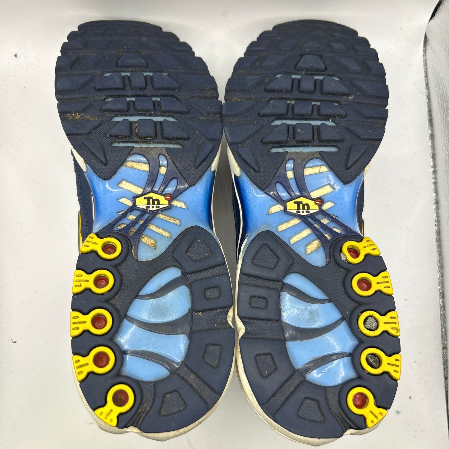 Nike White Navy Gold Tn (UK 11)