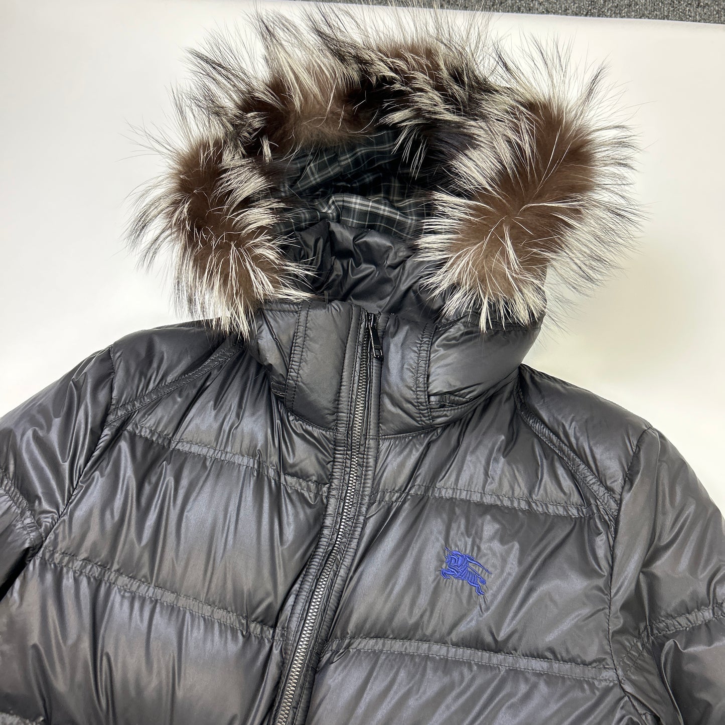 Burberry Fur Puffer (M)