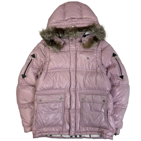 Burberry Fur Puffer (L)