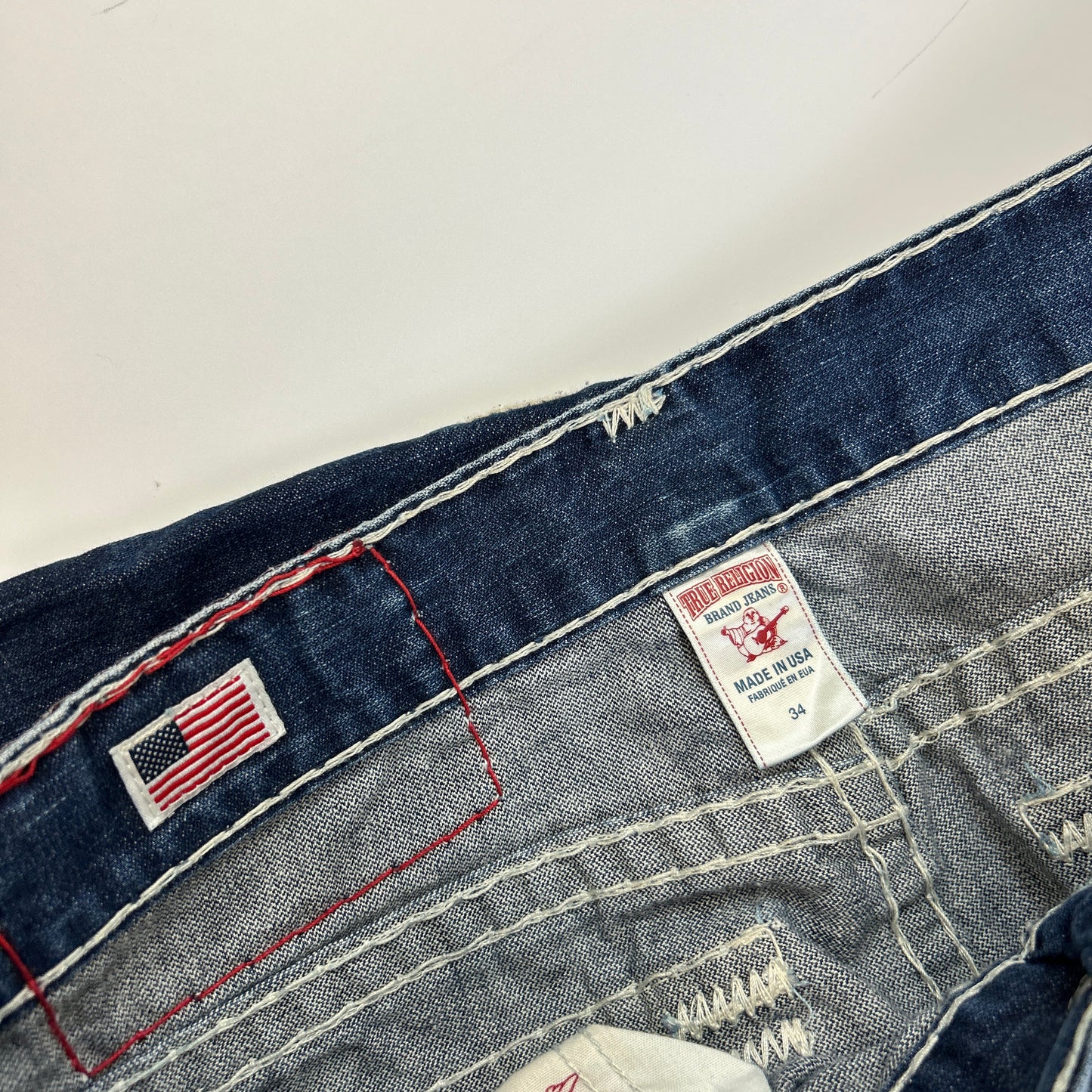 True Religion Big Stitch Jeans (34)