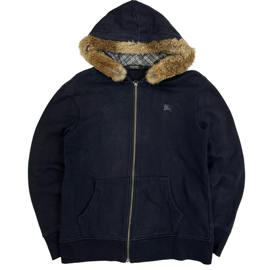 Burberry Fur Hoodie (S)