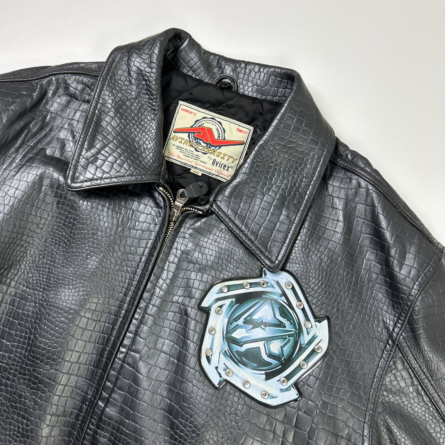 Avirex Leather Jacket (XXL)
