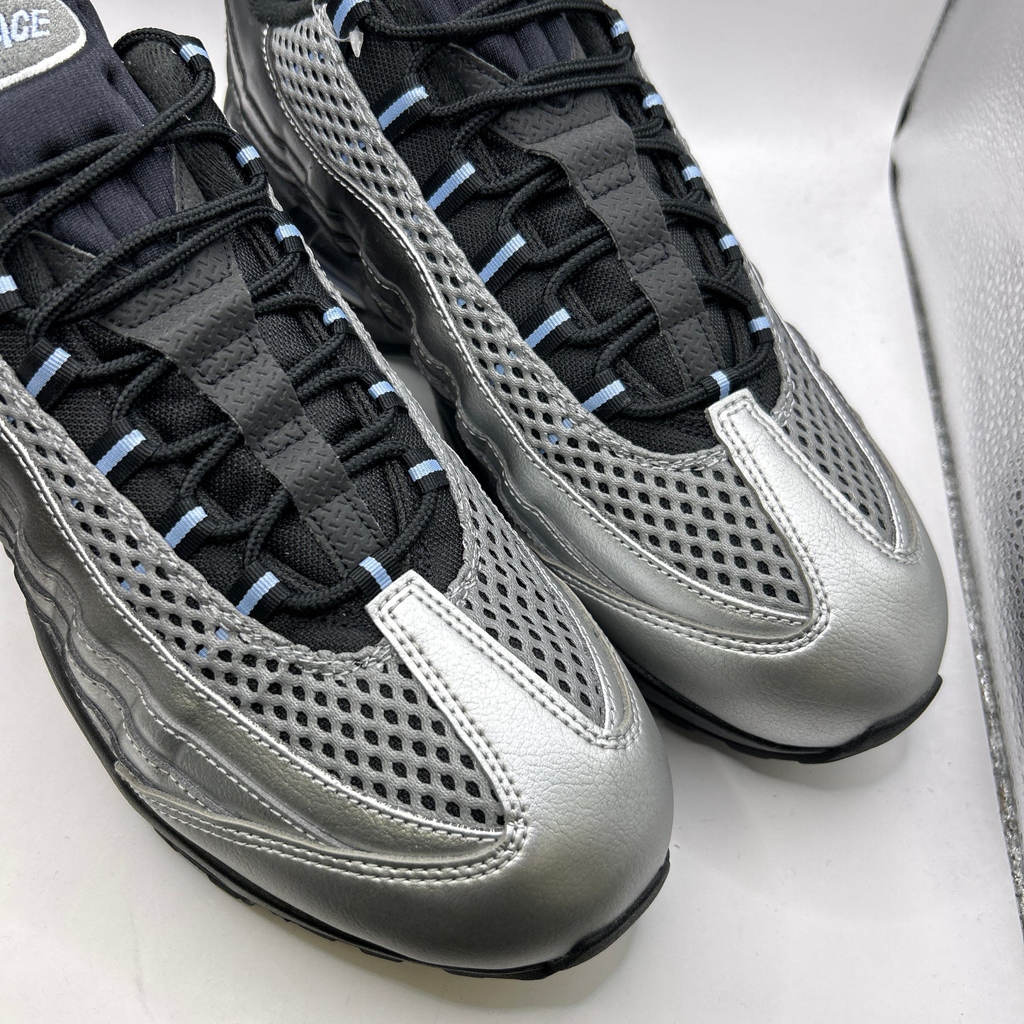Nike Palace Metallic Silver 95s (UK 11)