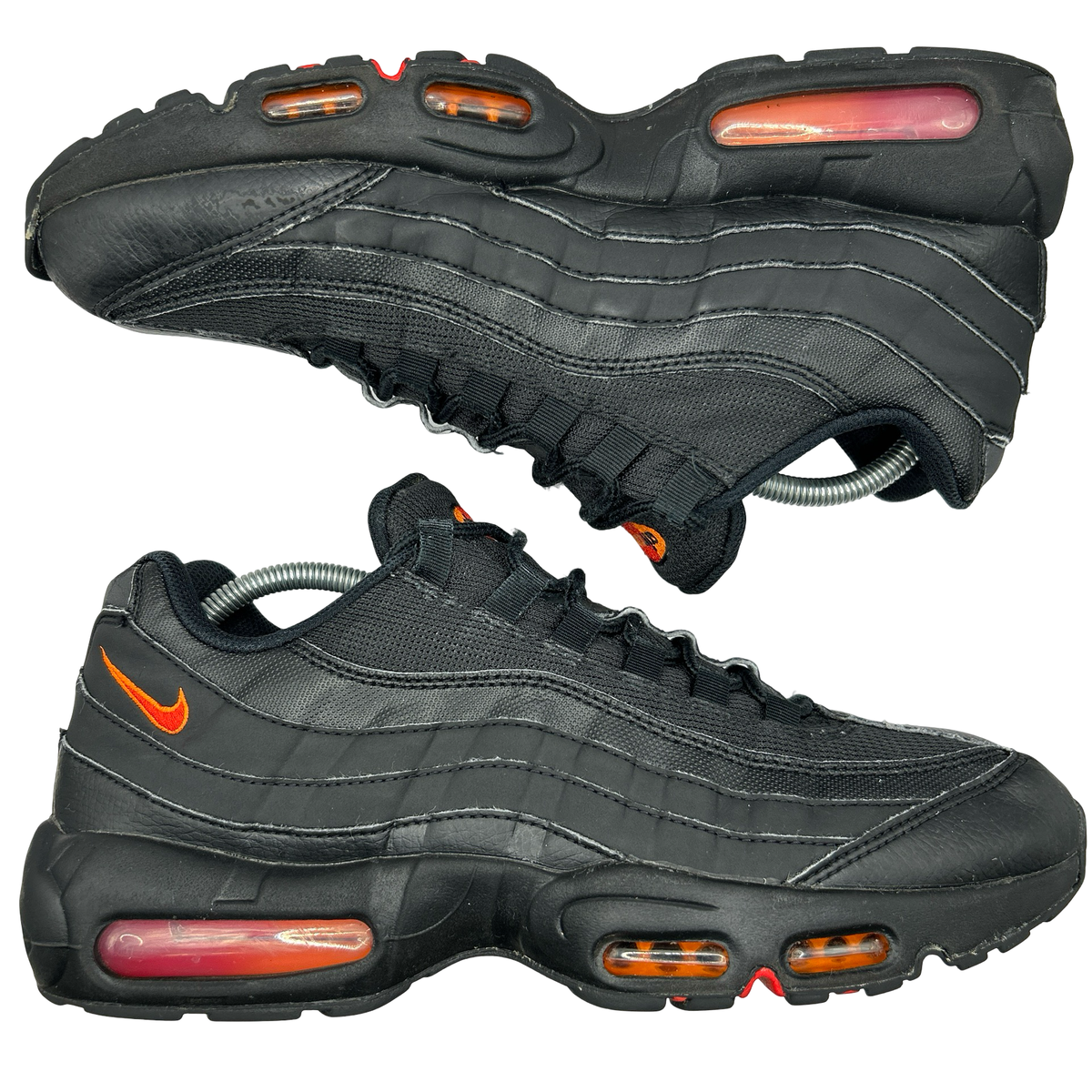 Nike Black Red Orange 95s (UK 9.5)