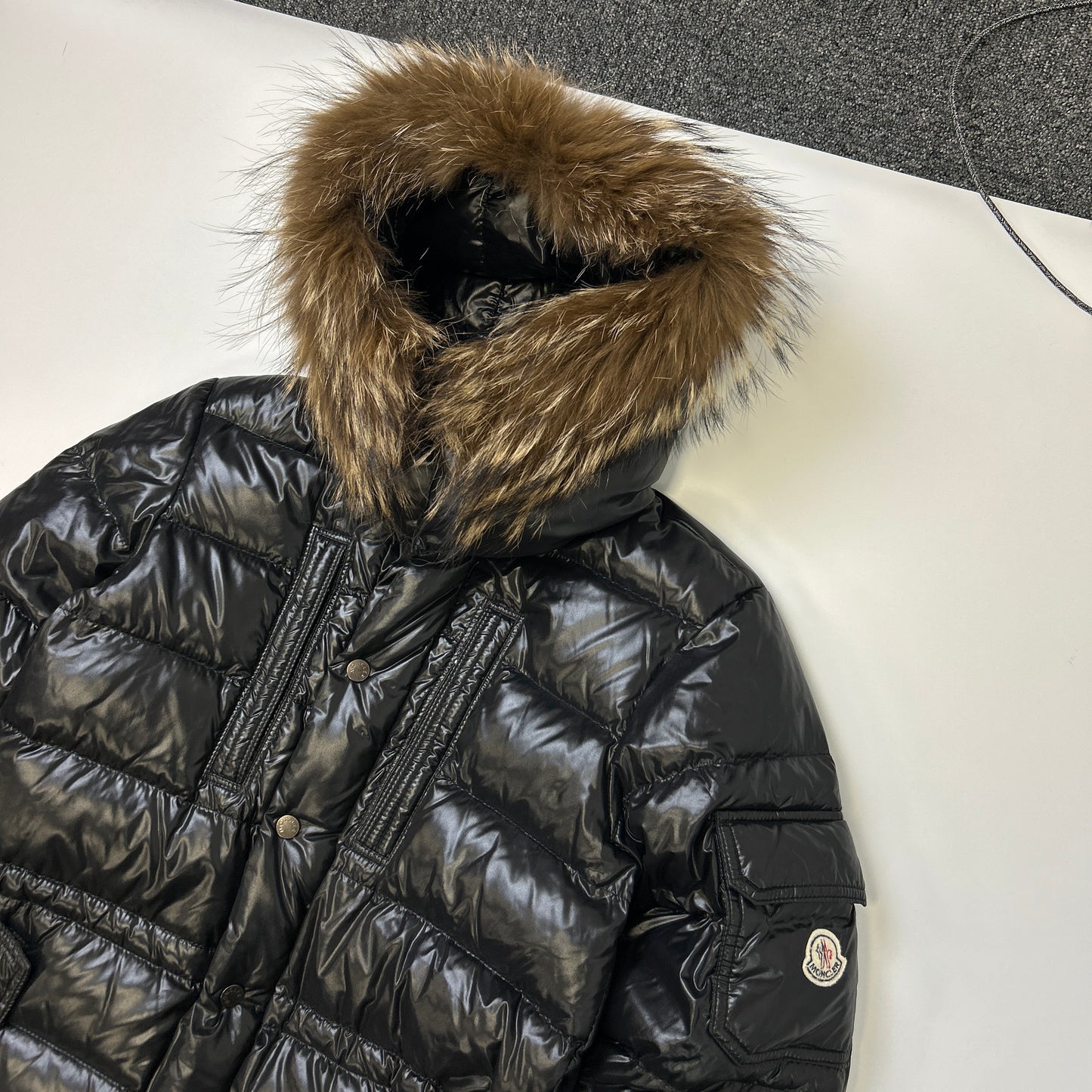 Moncler Fur Puffer (XS)