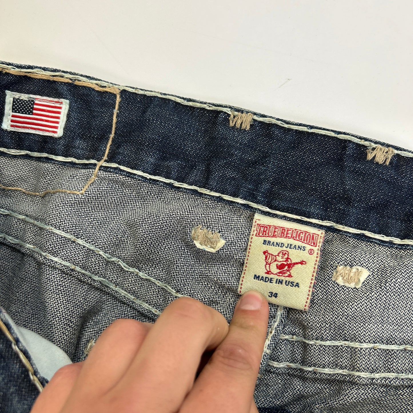 True Religion Big Stitch Jeans (34)