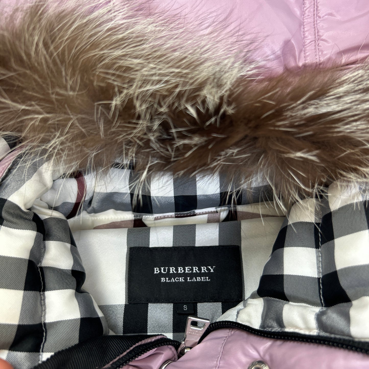 Burberry Fur Puffer (S)