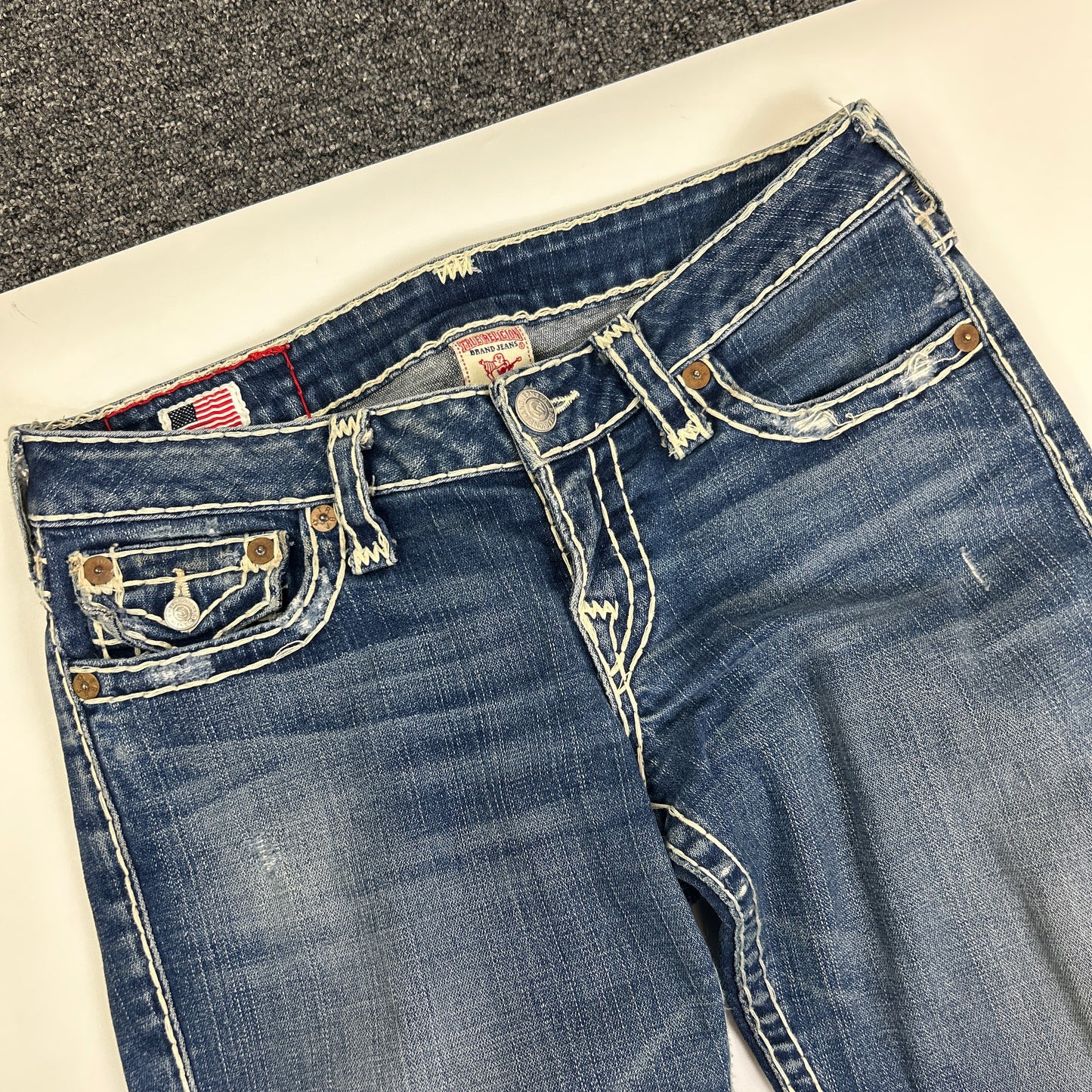 True Religion Big Stitch Jeans (28)