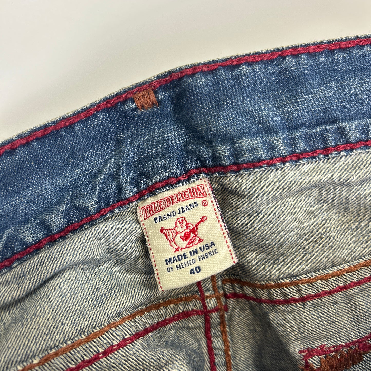 True Religion Big Stitch Jeans (40)