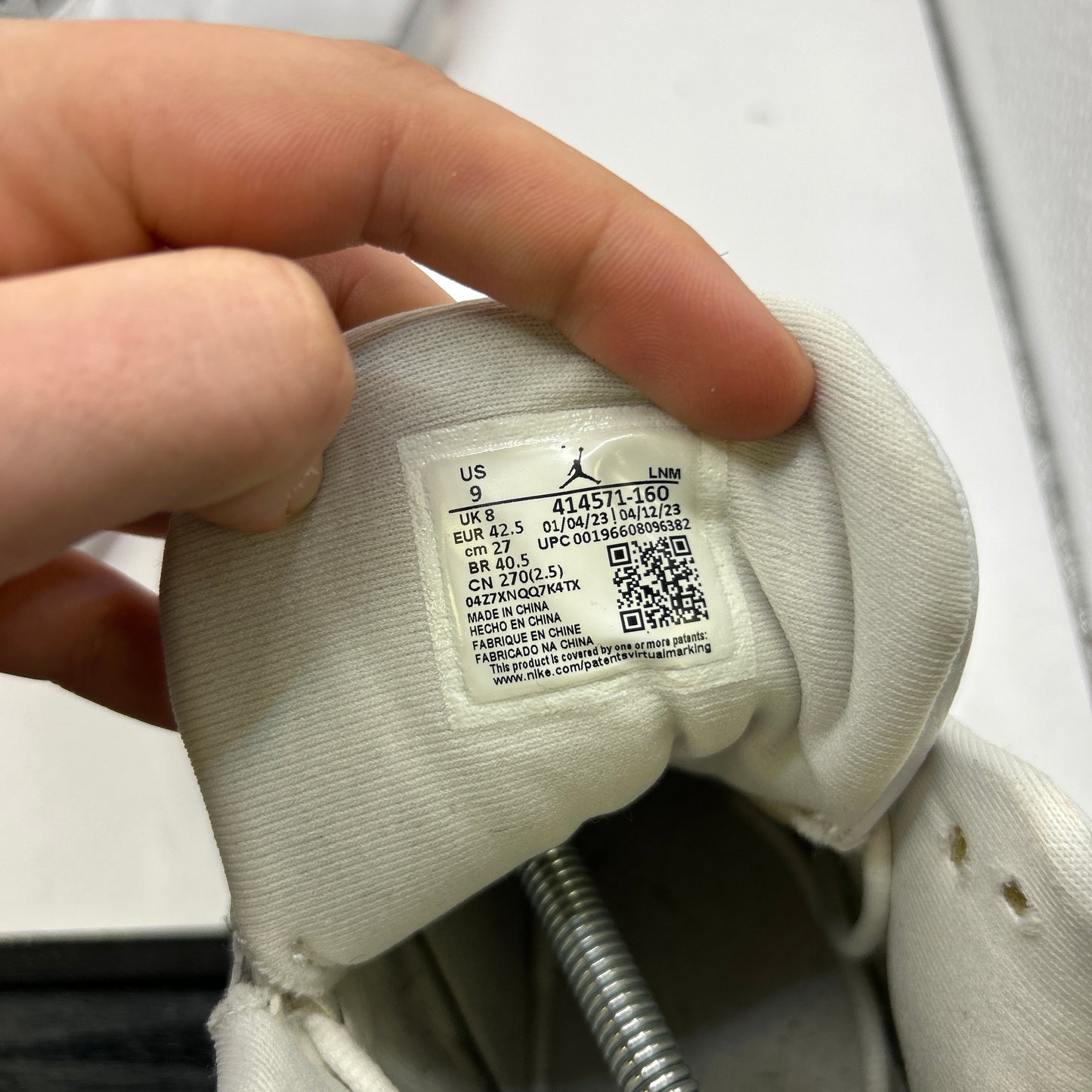 Air Jordan White Wolf 13 (UK 8)