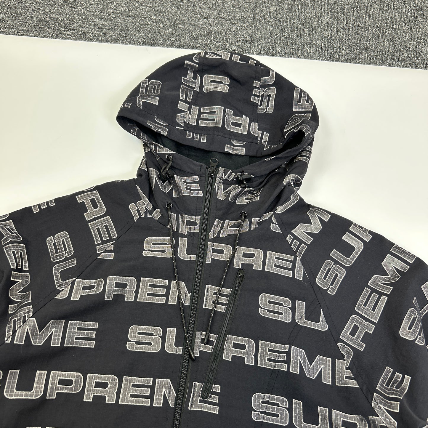 Supreme Ripstop Logo Jacket (S)