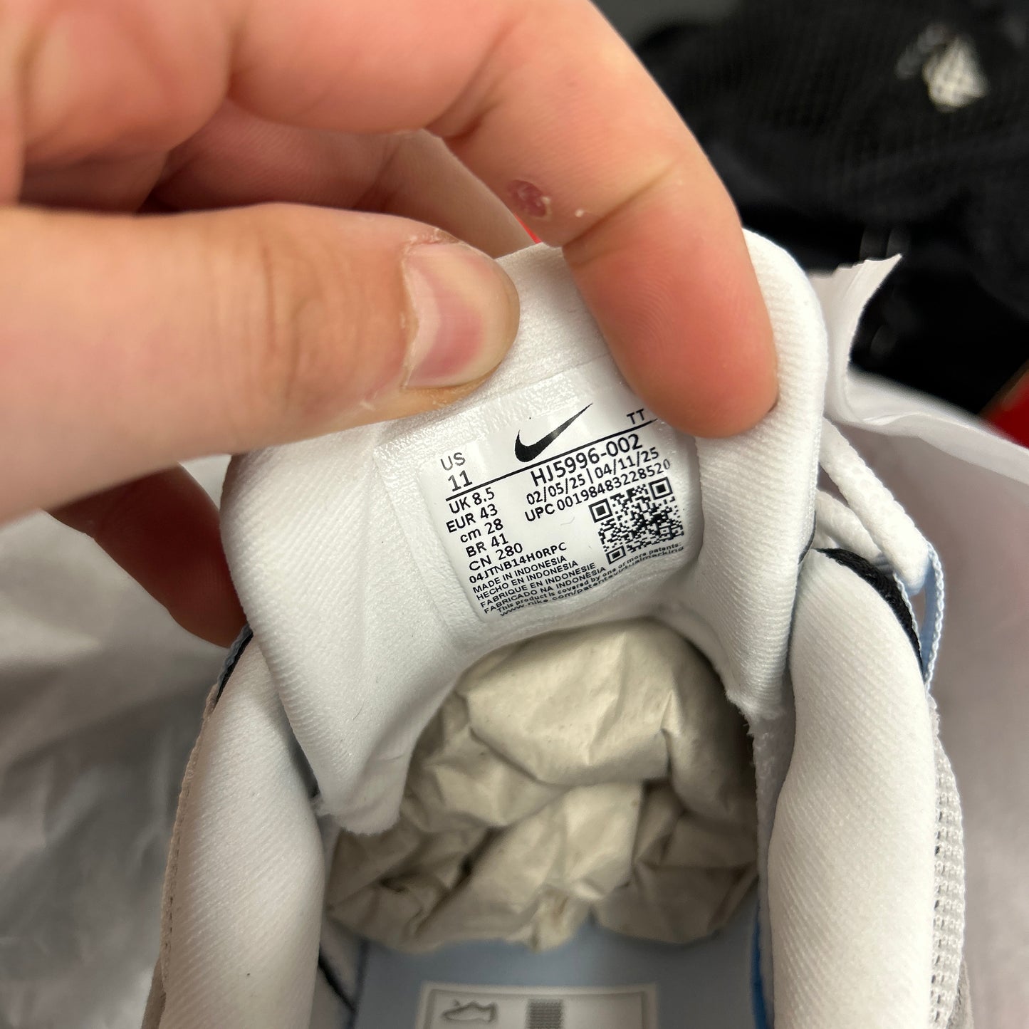 Nike Blue Tint Big Bubble 95s (UK 8.5)