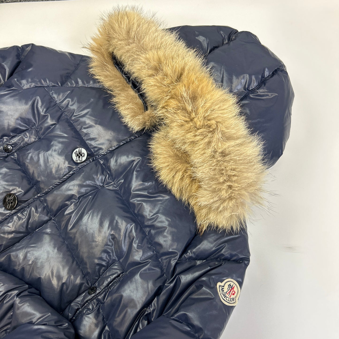 Moncler Fur Puffer (XS)