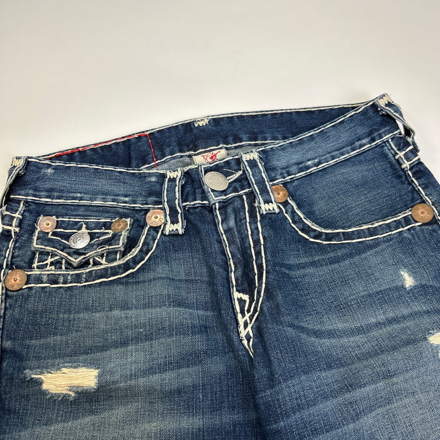 True Religion Big Stitch Jorts (30)