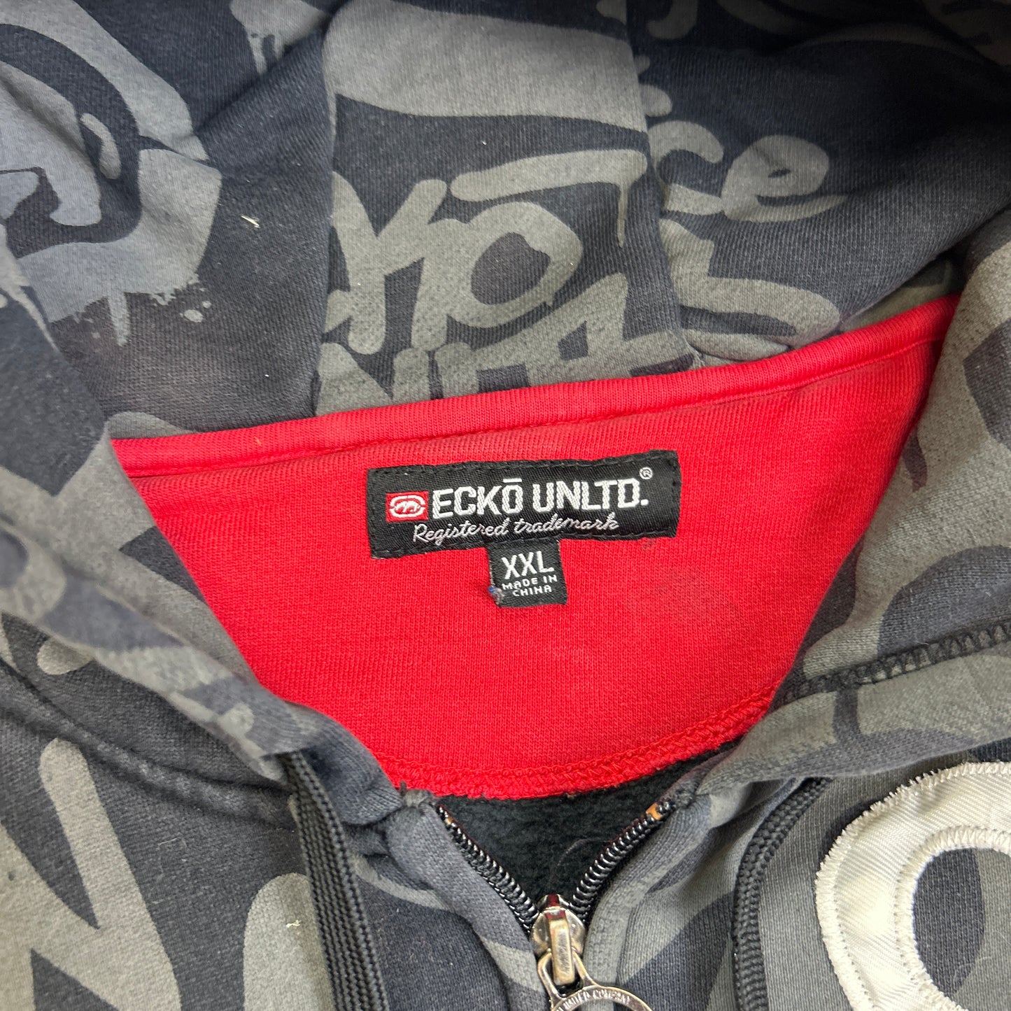 Ecko Zip Up Hoodie (XXL)