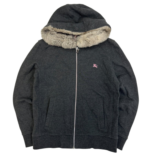 Burberry Fur Hoodie (XS)