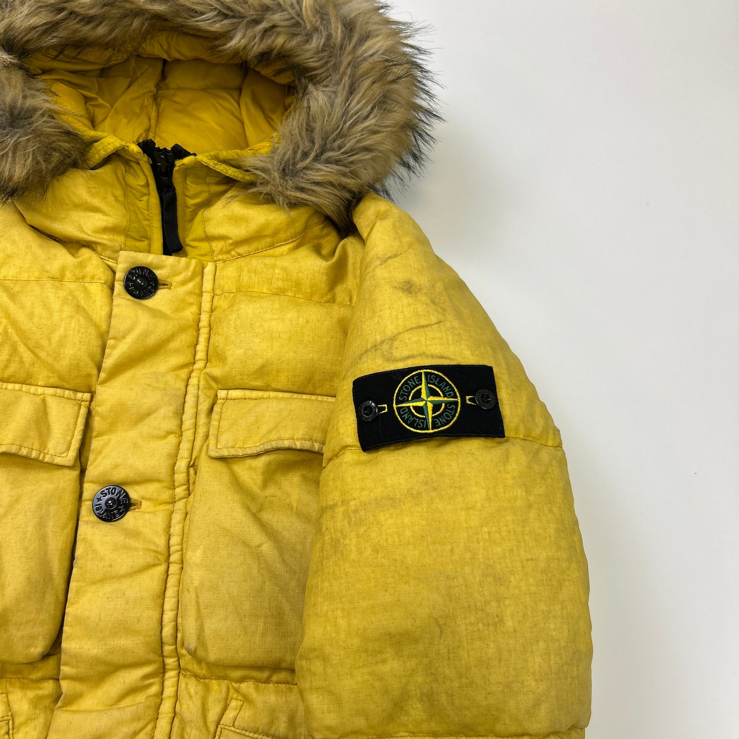 Stone Island Fur Puffer (M)