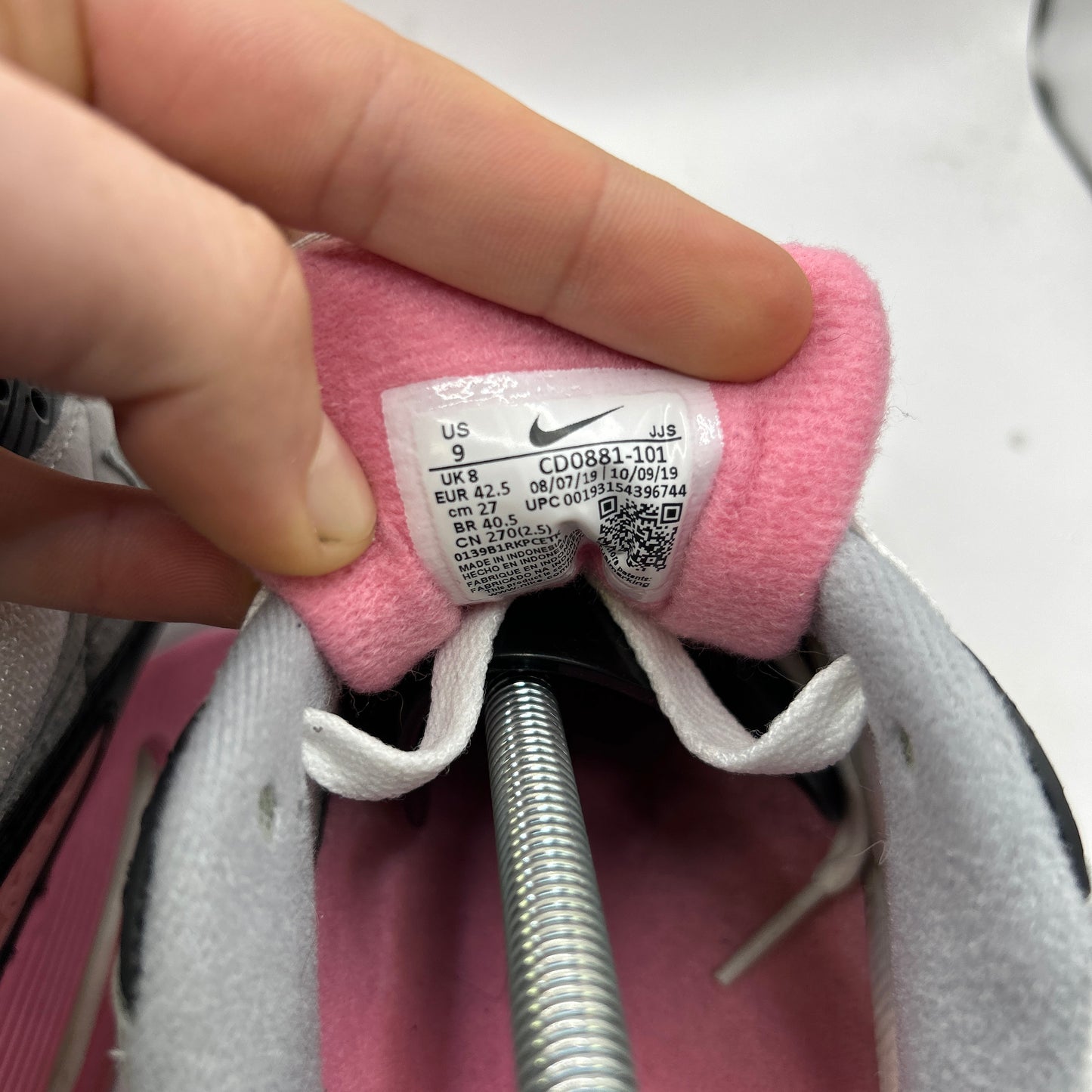 Nike Rose Pink 90s (UK 8)