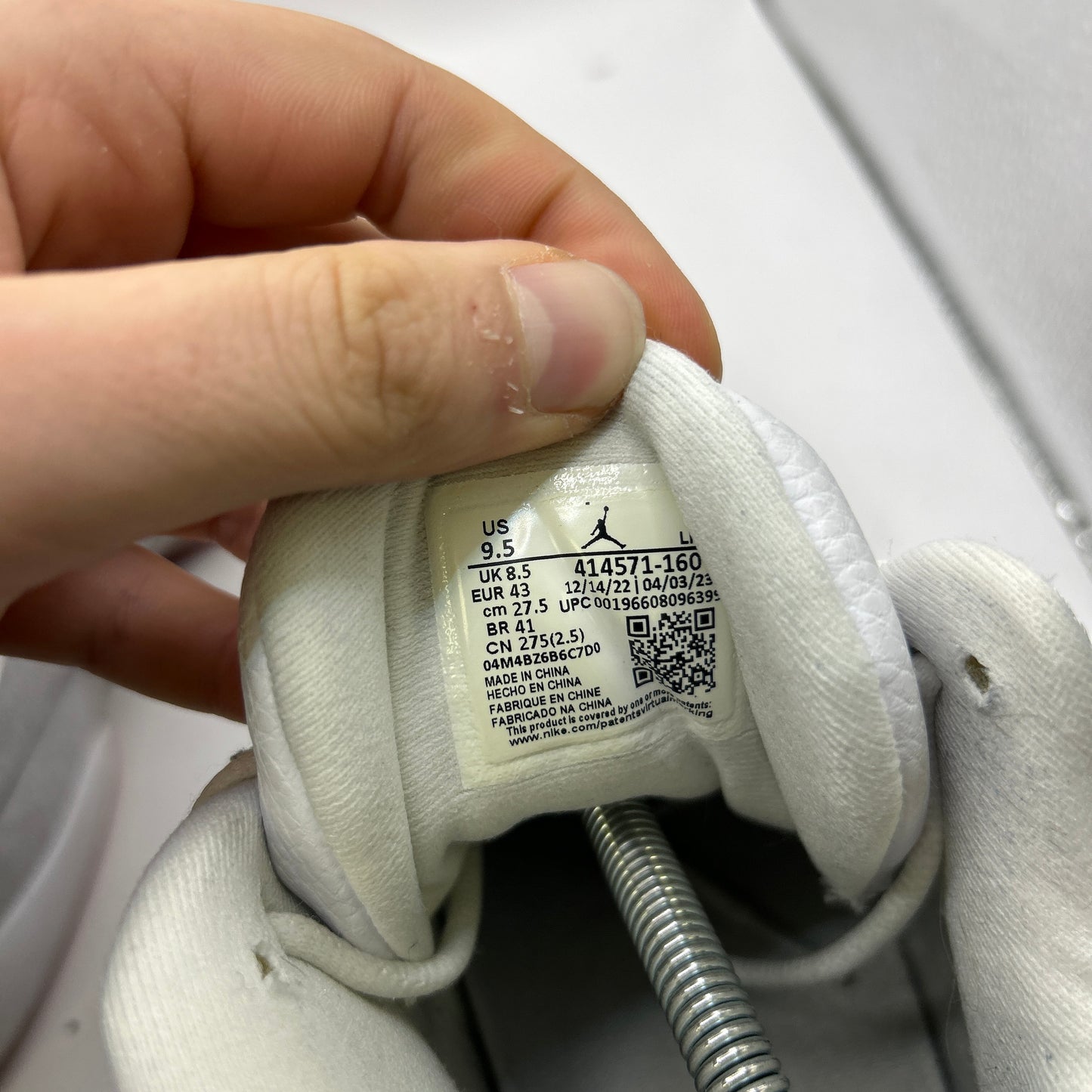 Air Jordan White Wolf 13 (UK 8.5)