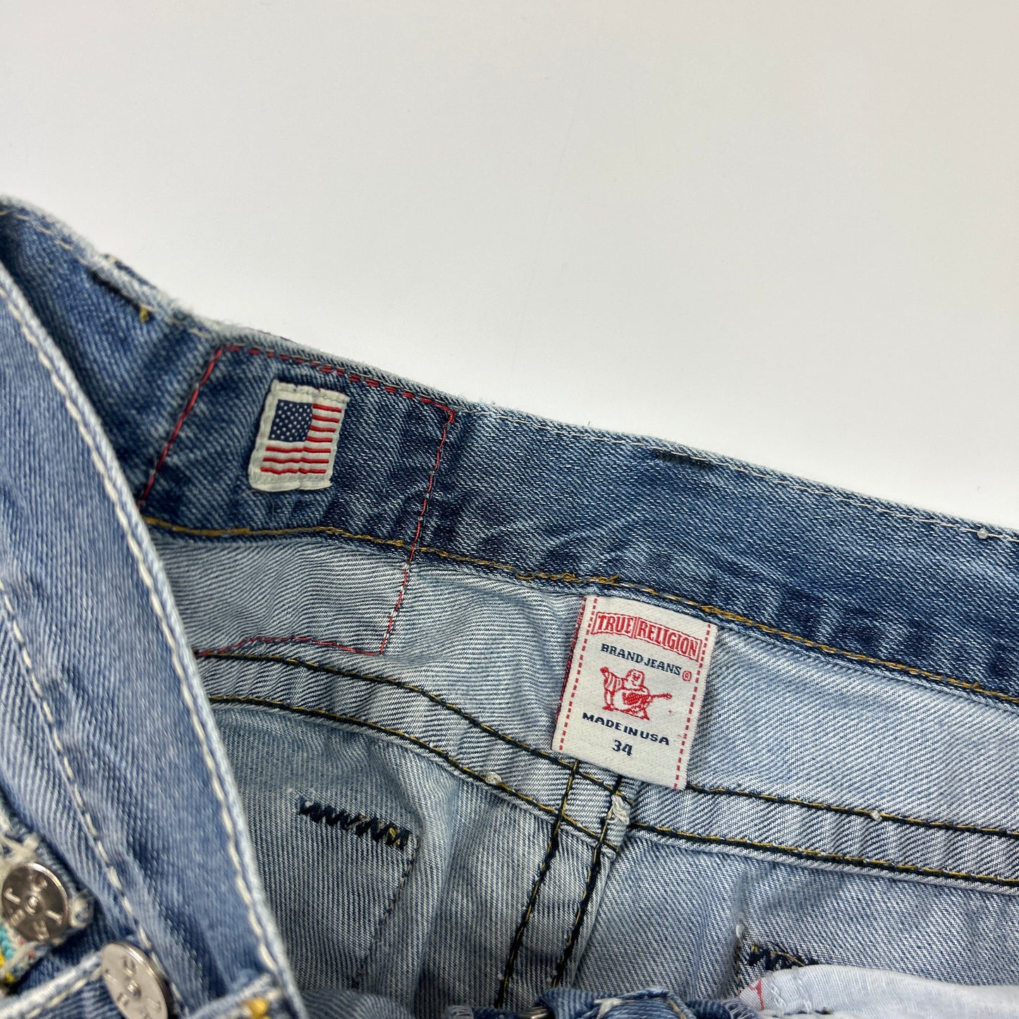 True Religion Big Stitch Jeans (34)