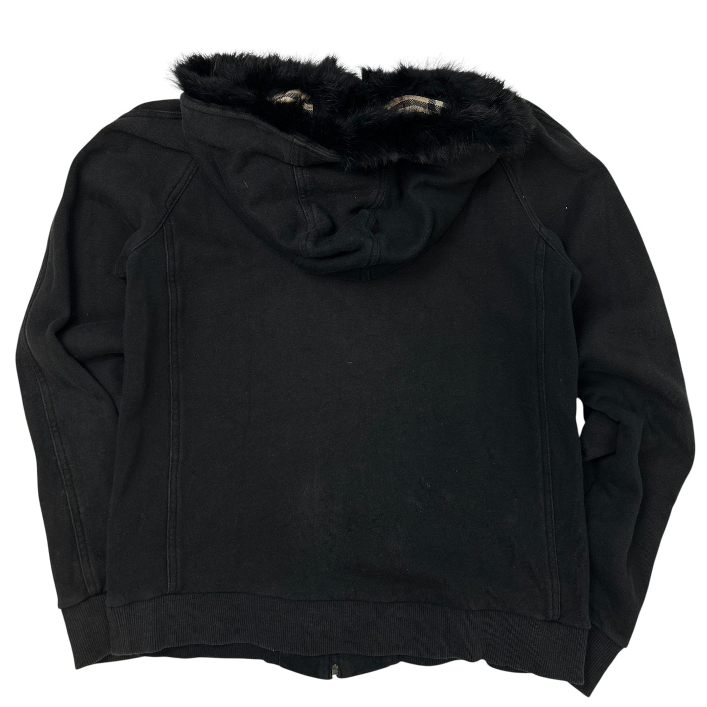 Burberry Fur Hoodie (M)