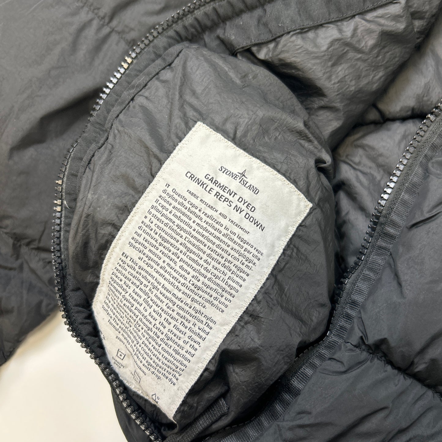 Stone Island Crinkle Reps Puffer (XL)