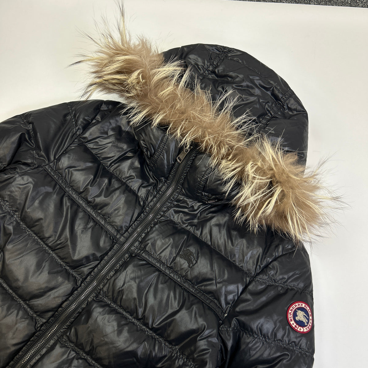 Burberry Fur Puffer (M)