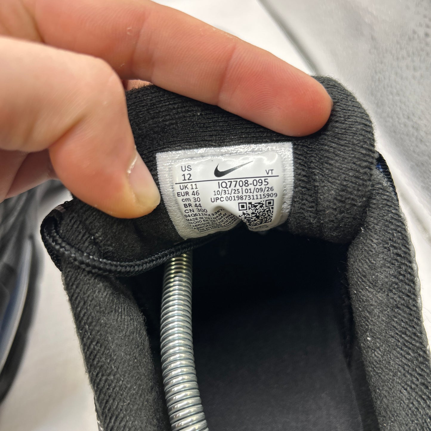 Nike Palace Metallic Silver 95s (UK 11)
