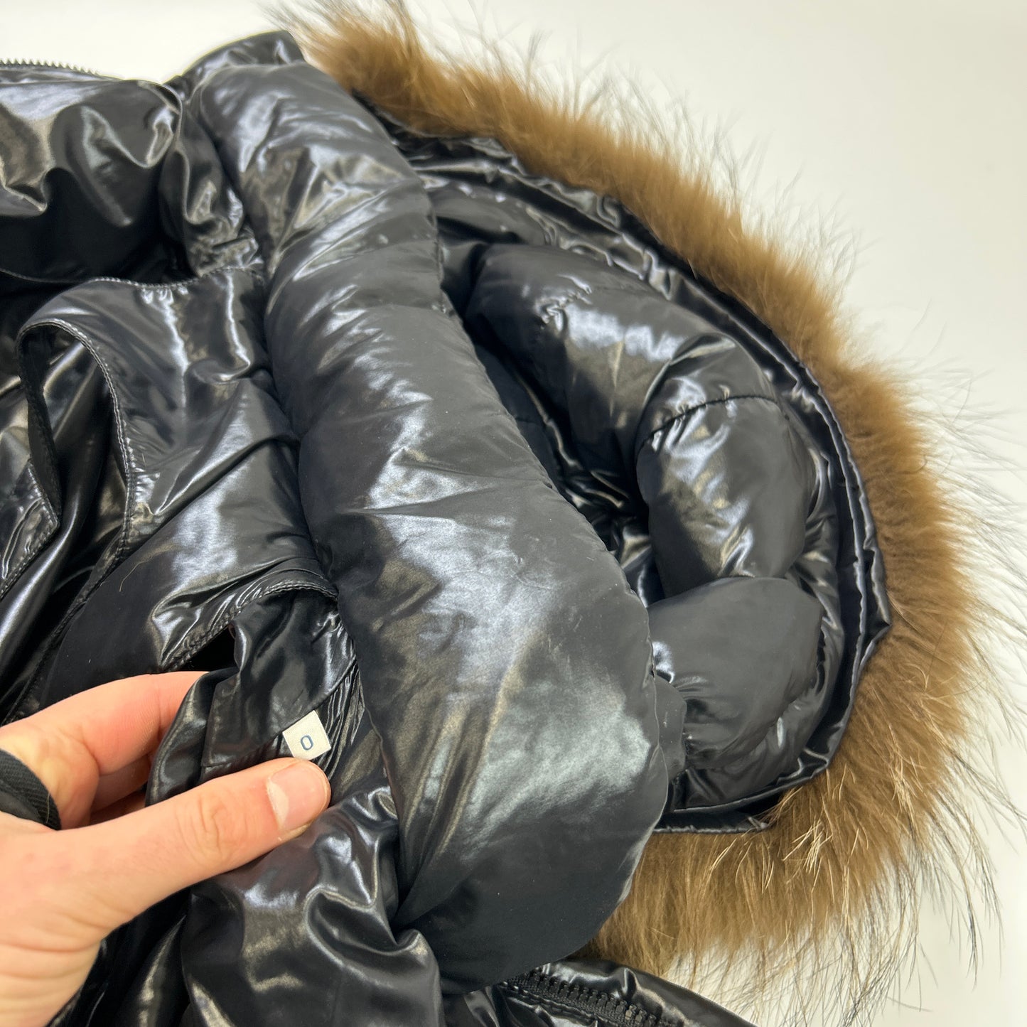 Moncler Fur Puffer (XS)