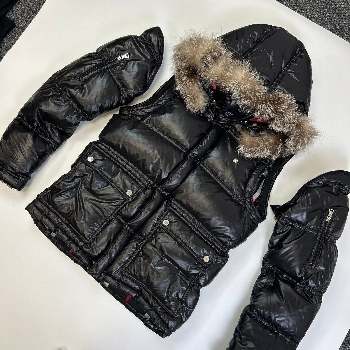 Burberry Fur Puffer (M)