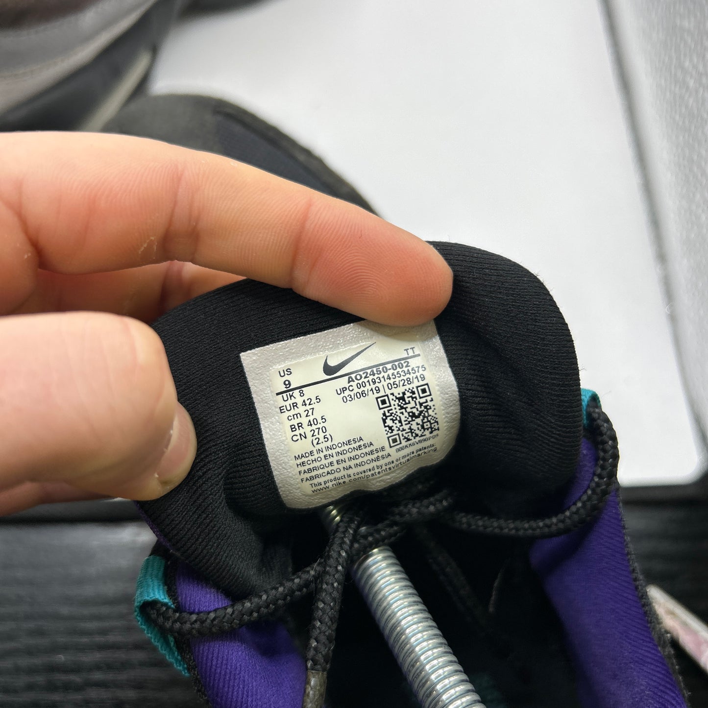 Nike Black Grape 95s (UK 8)