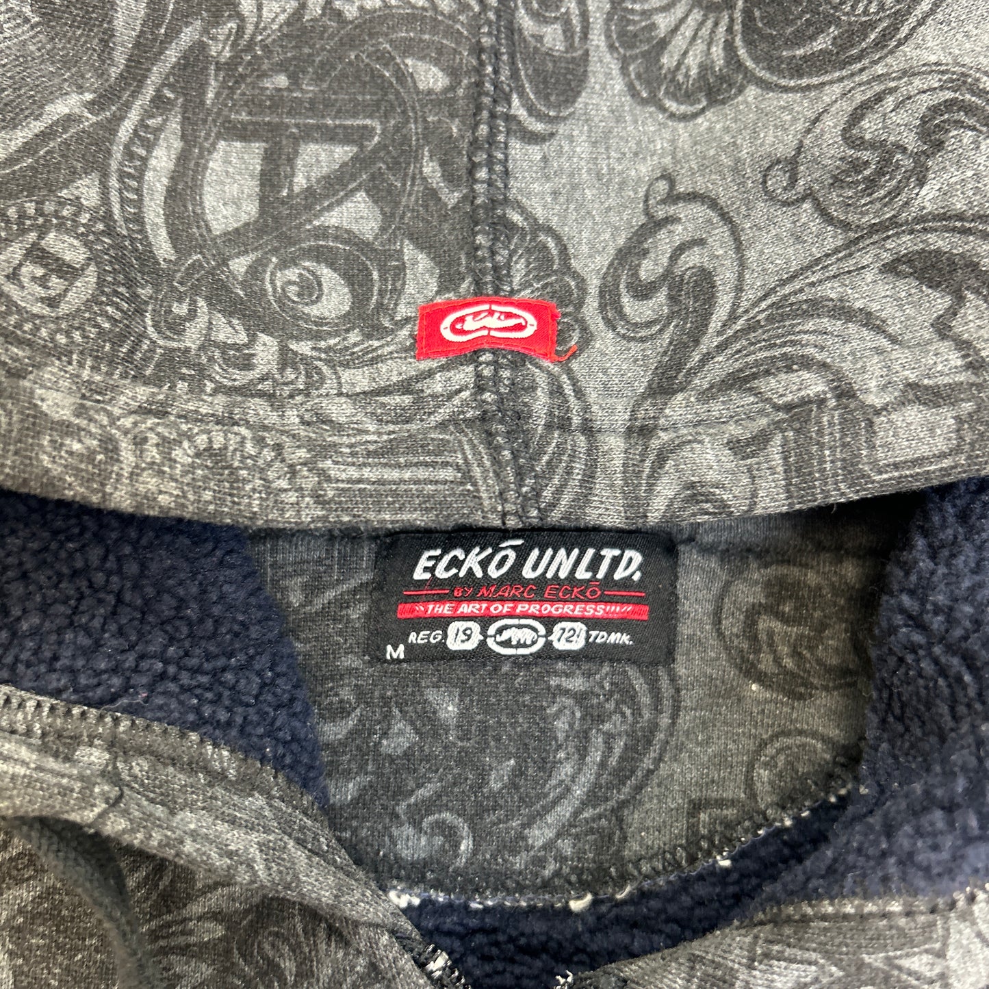 Ecko Zip Up Hoodie (M)
