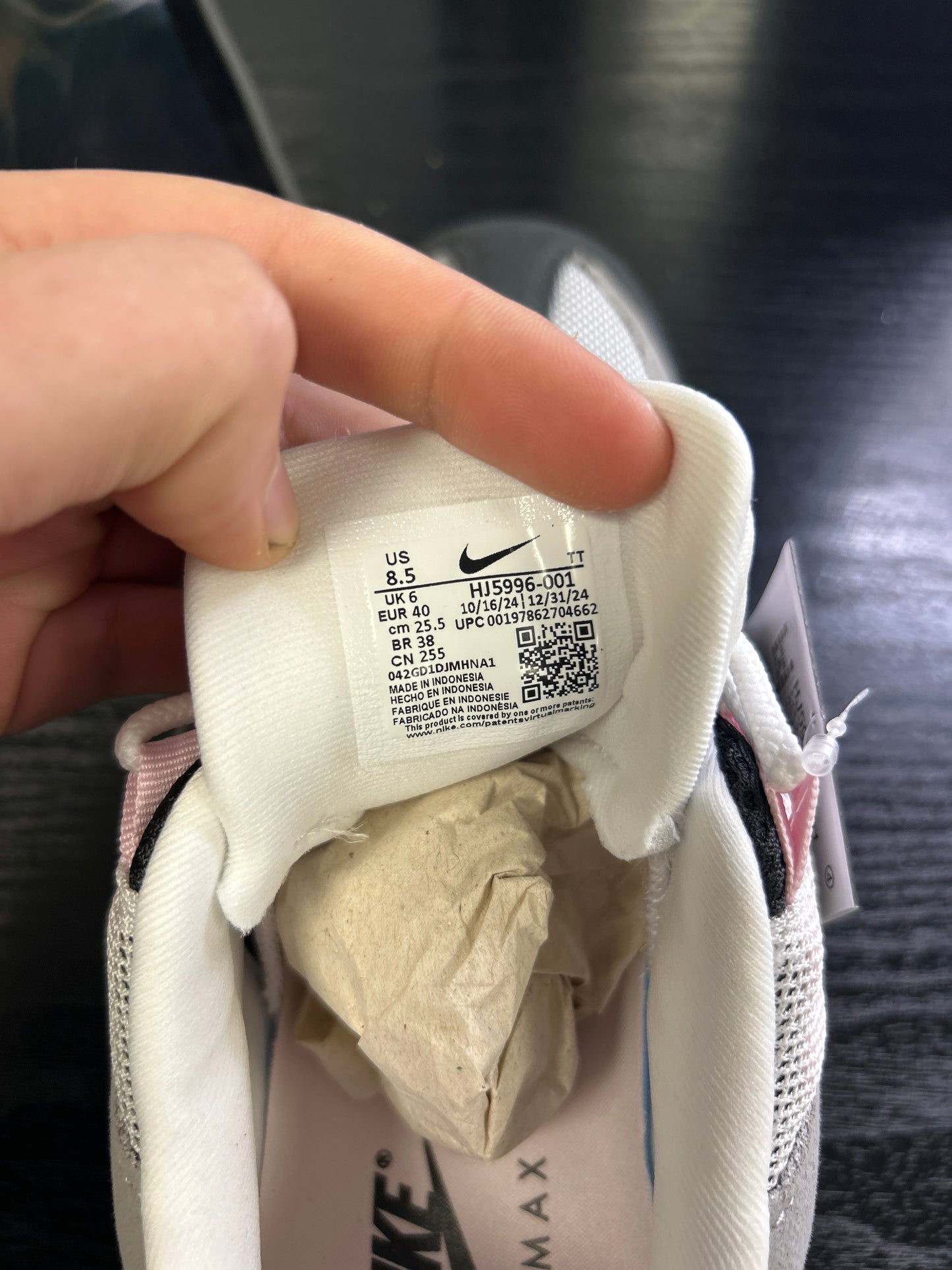 Nike Pink Foam Big Bubble 95s (UK 6)