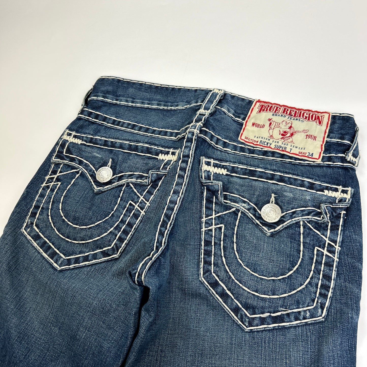 True Religion Big Stitch Jorts (30)