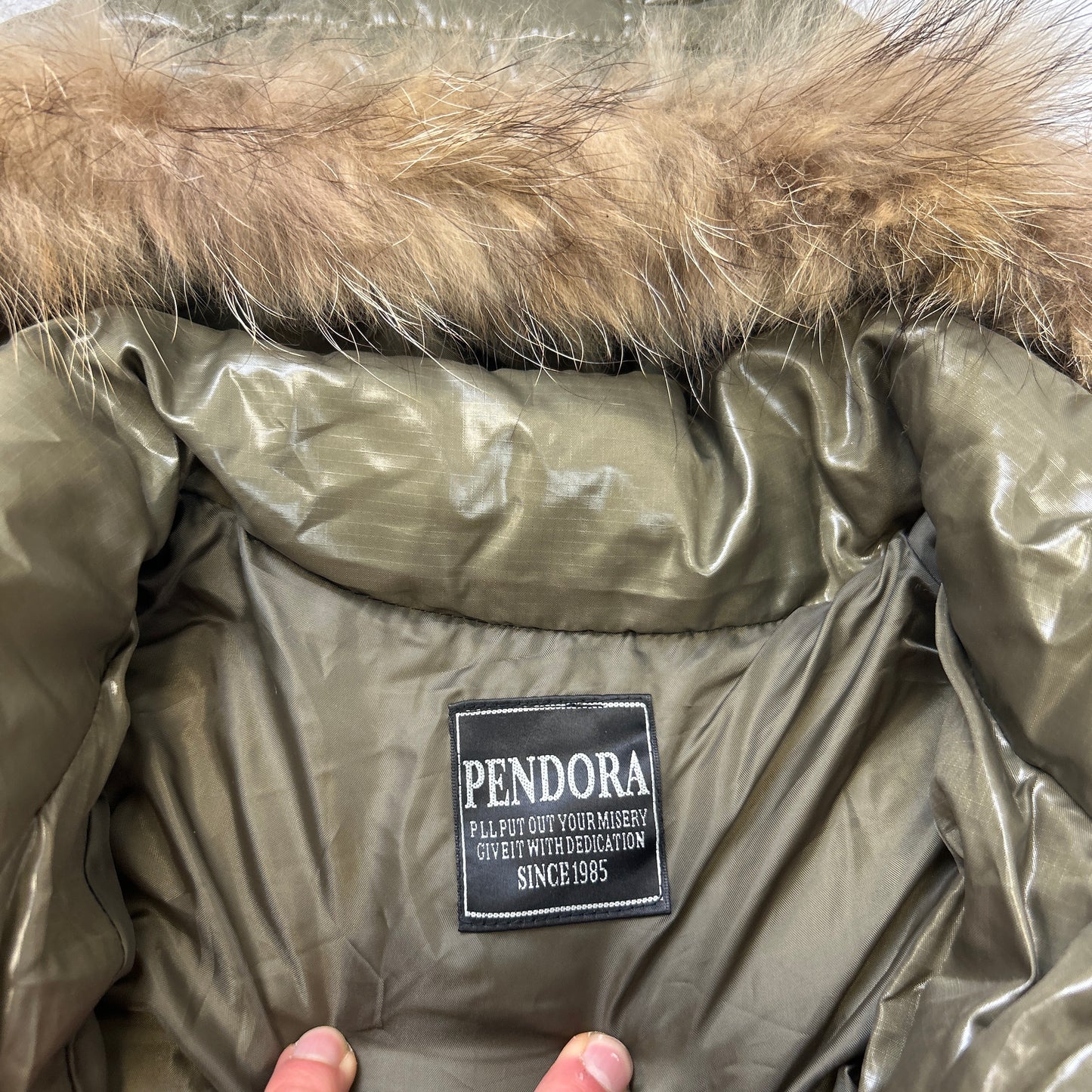 Japanese 00s Fur Puffer (M)