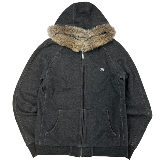 Burberry Fur Hoodie (M)