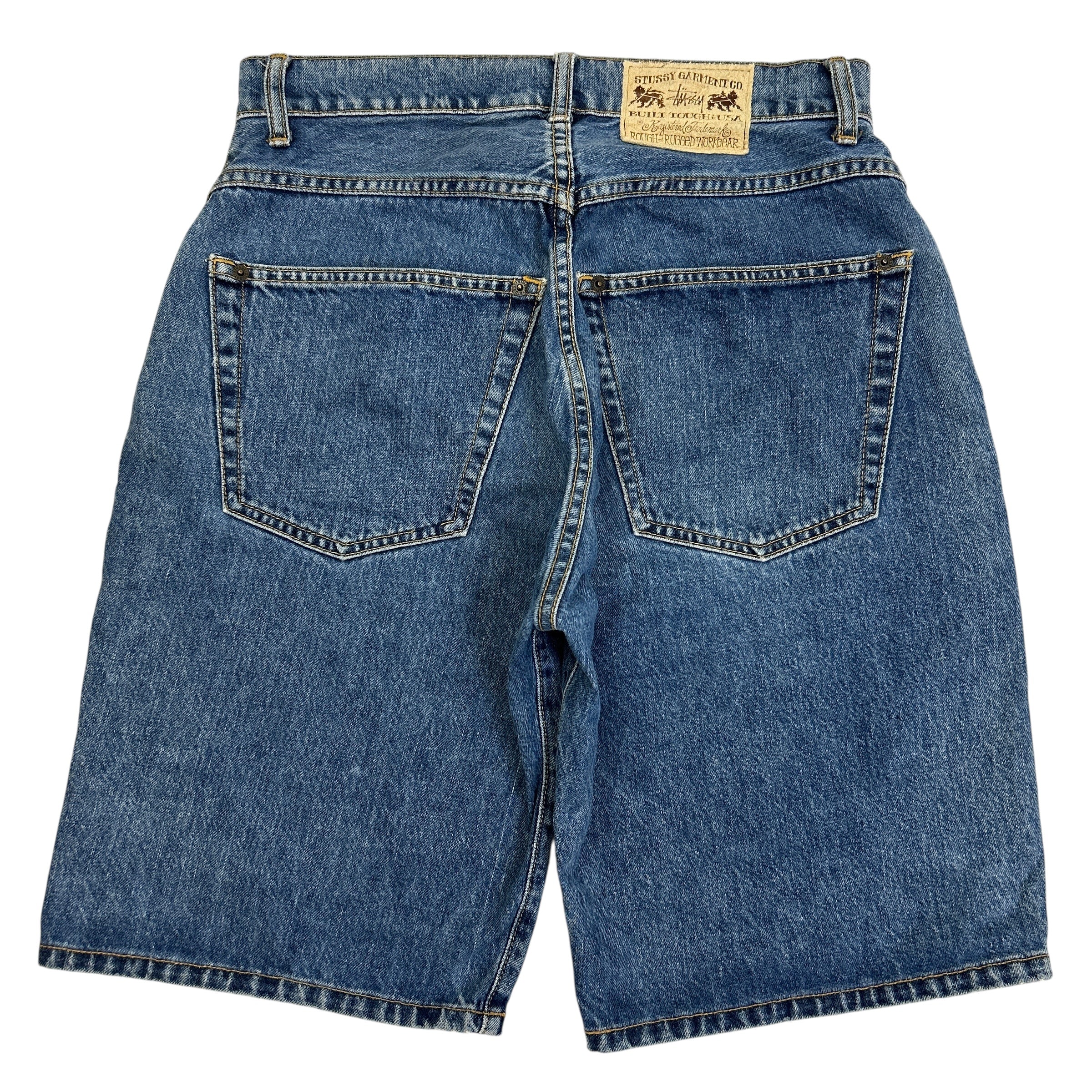 パンツ 00s stussy denim ROUGH&RUGGED jorts 8148AD95-0F85-4ED6-B953-