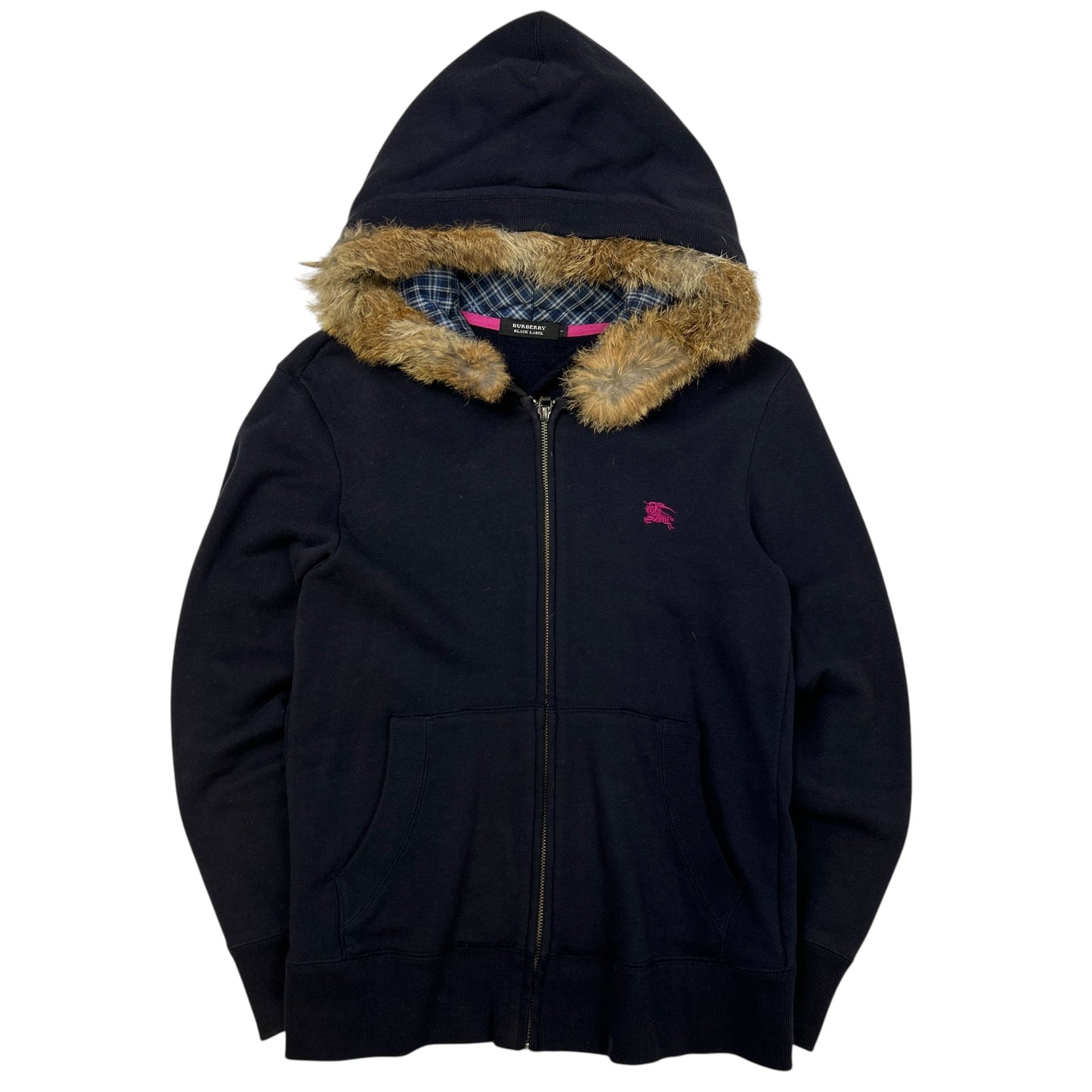 Burberry Fur Hoodie (XS)