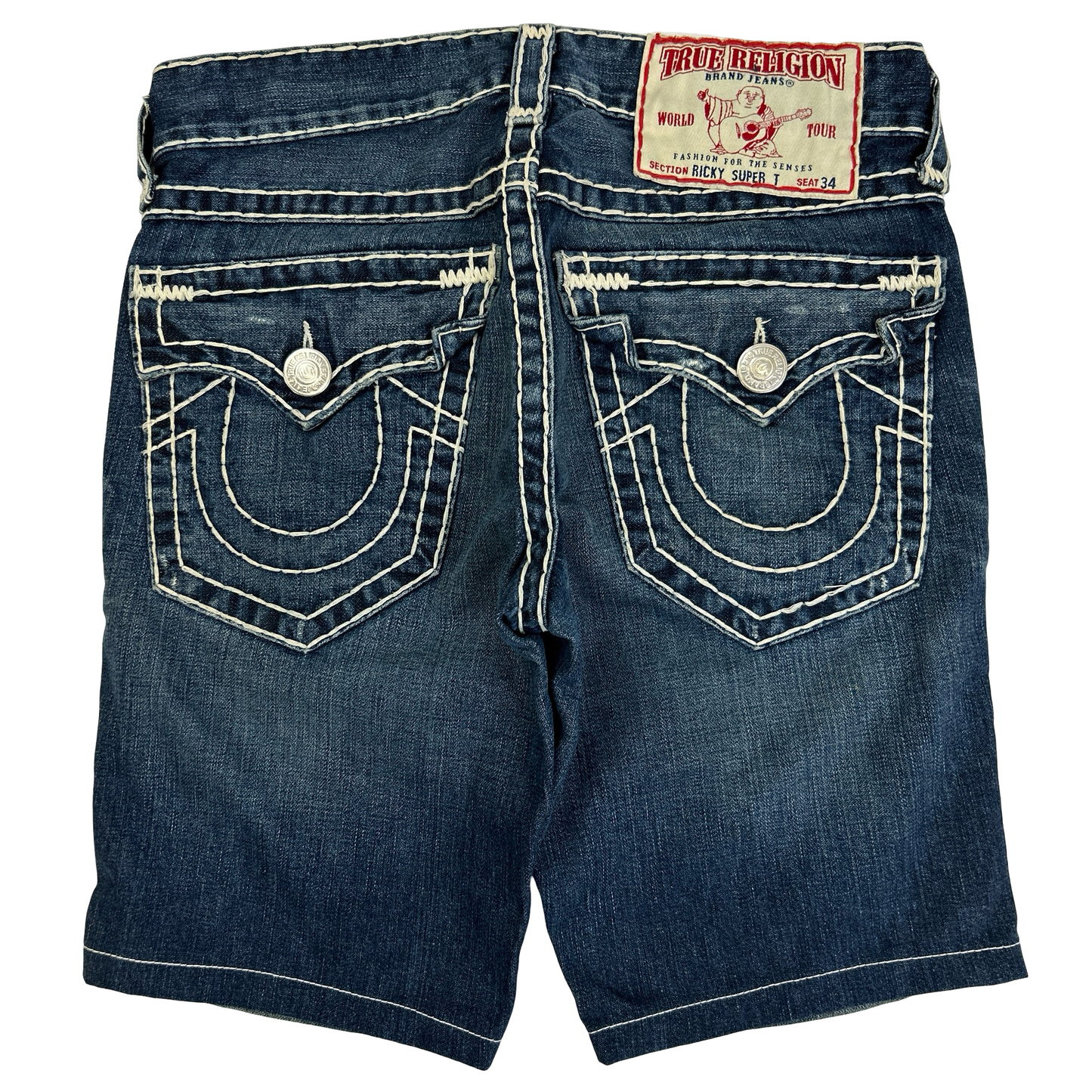 True Religion Big Stitch Jorts (30)