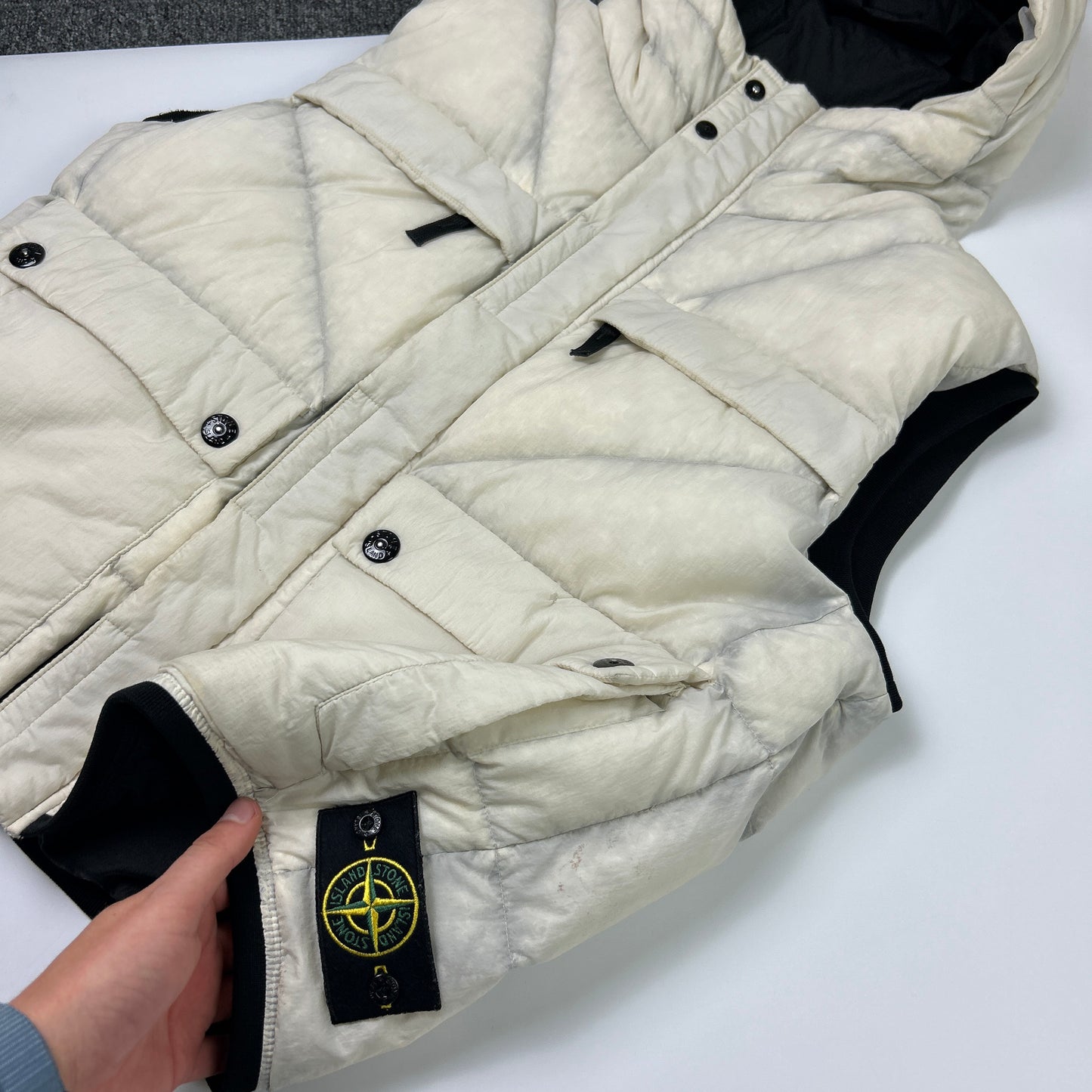Stone Island Opaque Nylon Tela Gilet (XL)