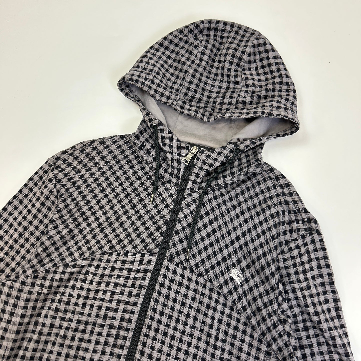 Burberry Plaid Hoodie (S)