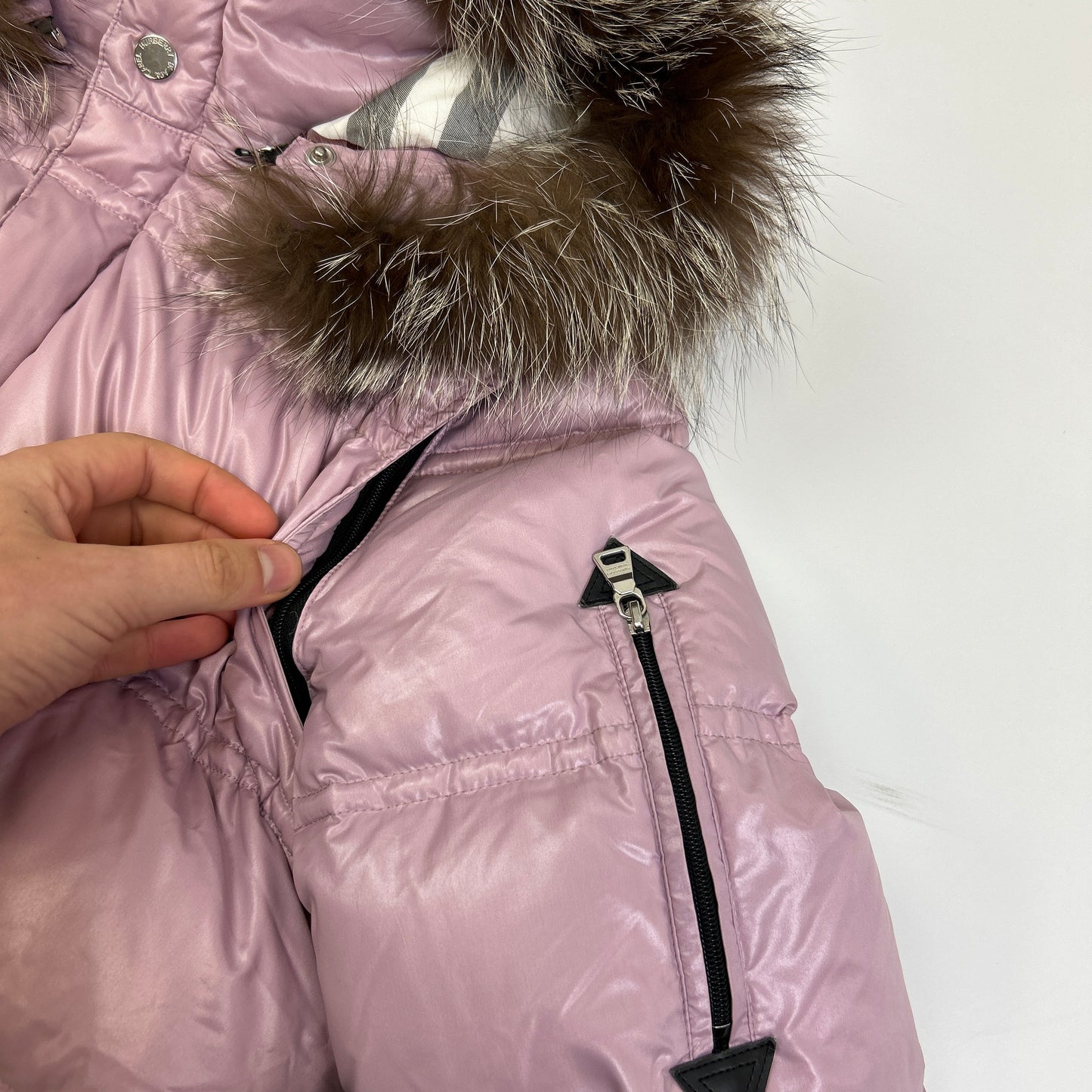 Burberry Fur Puffer (S)