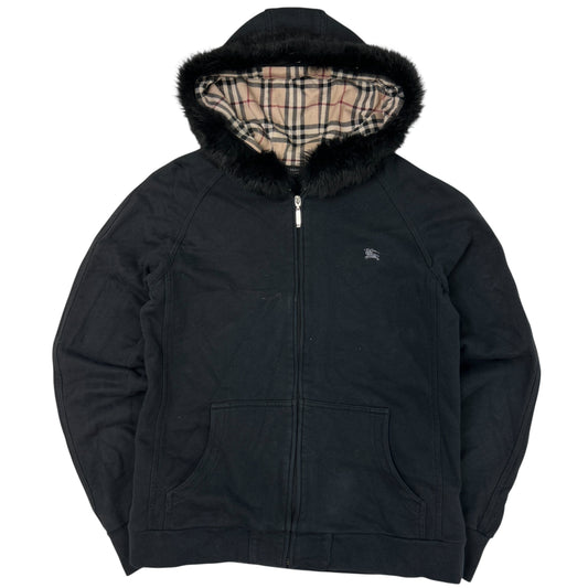 Burberry Fur Hoodie (S)