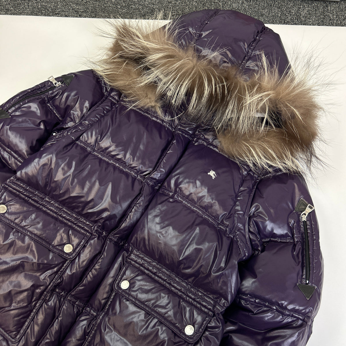 Burberry Fur Puffer (M)