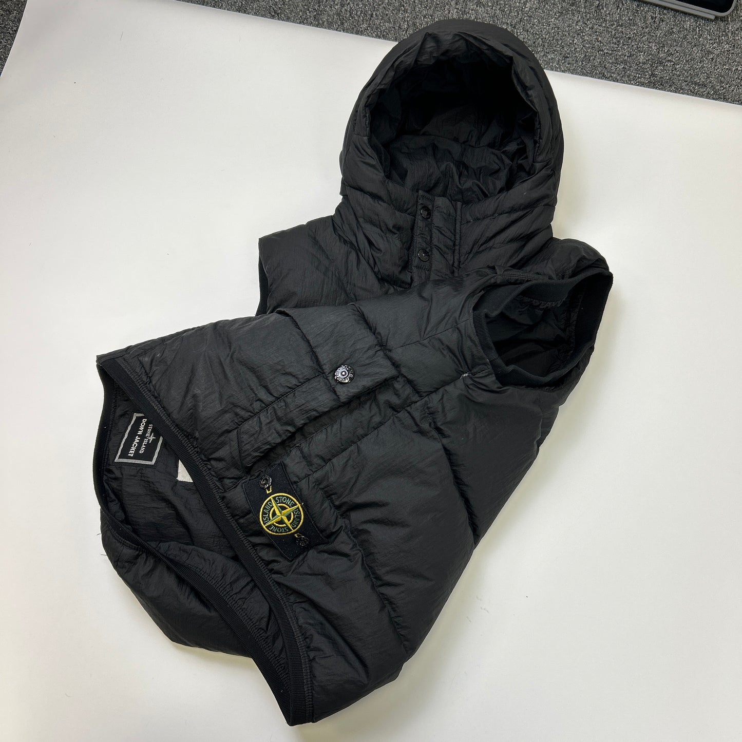 Stone Island Opaque Nylon Tela Gilet (M)