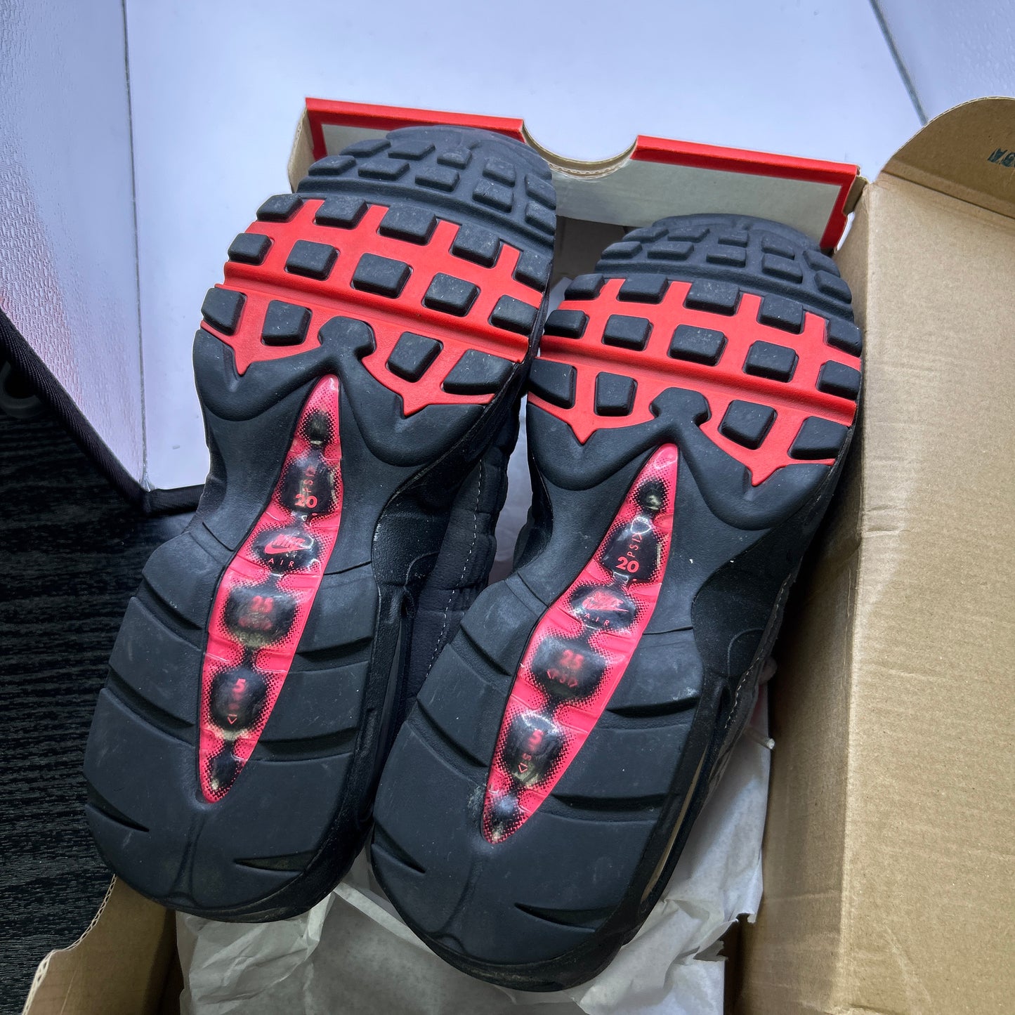 Nike Solar Red 95s (UK 6.5)