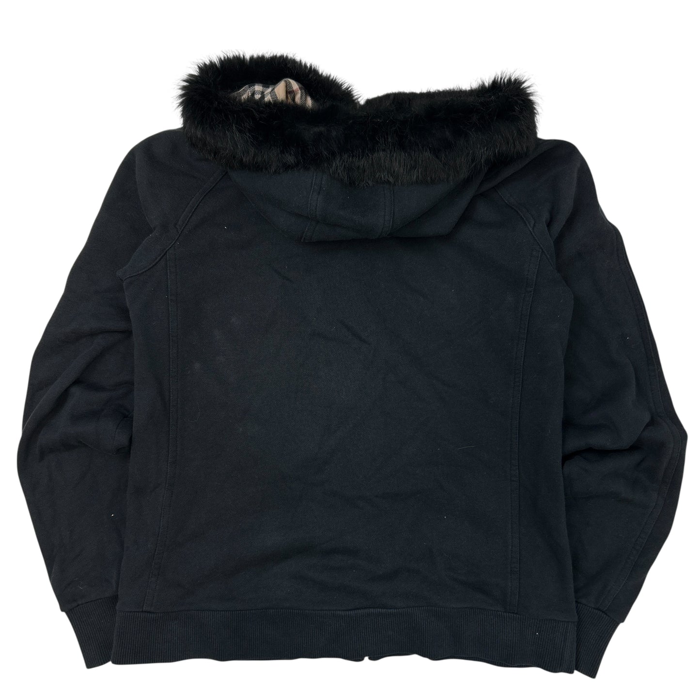 Burberry Fur Hoodie (S)