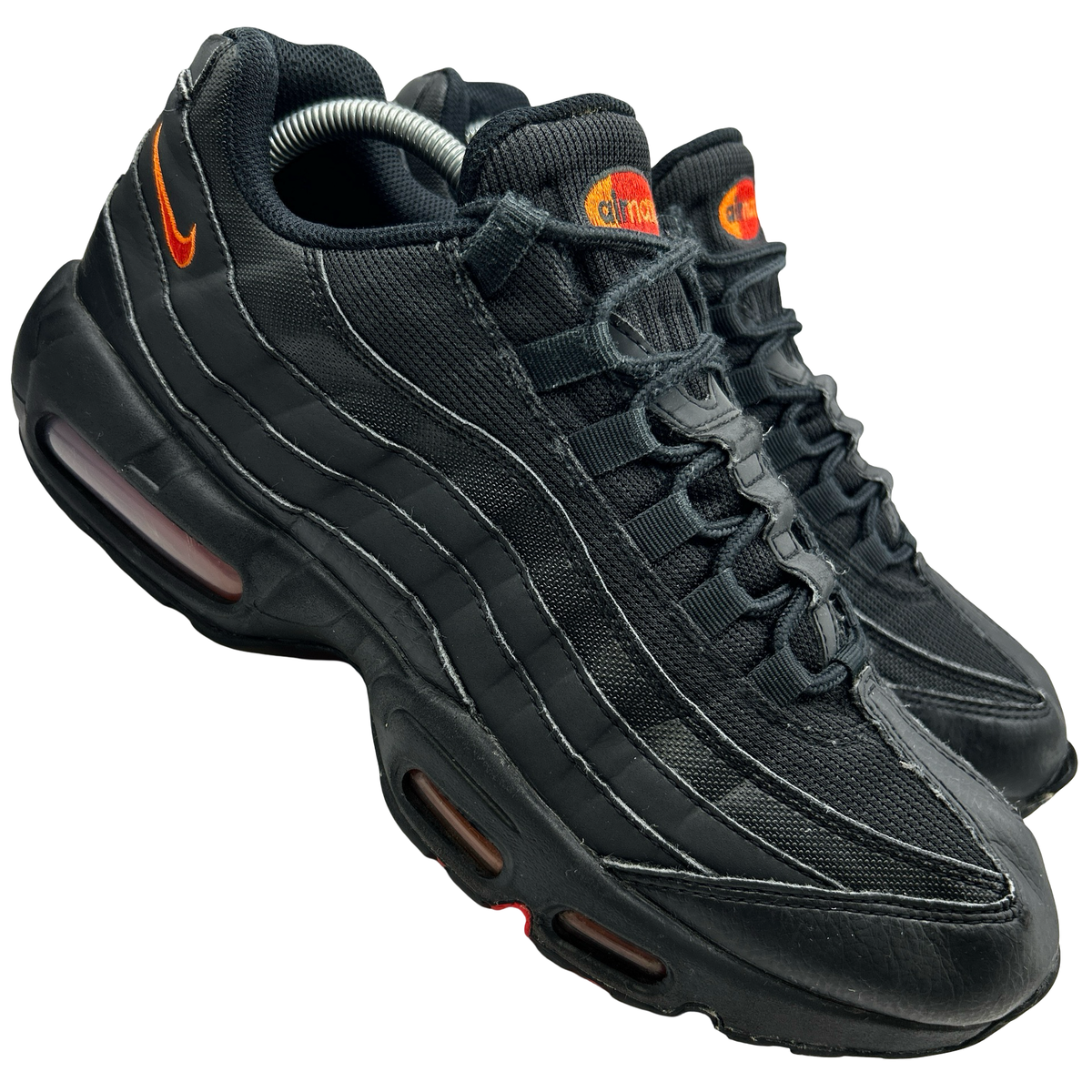 Nike Black Red Orange 95s (UK 9.5)