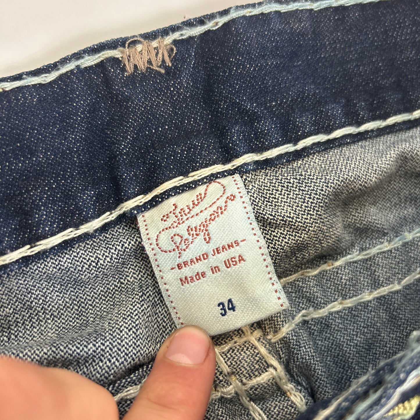 True Religion Big Stitch Jeans (34)