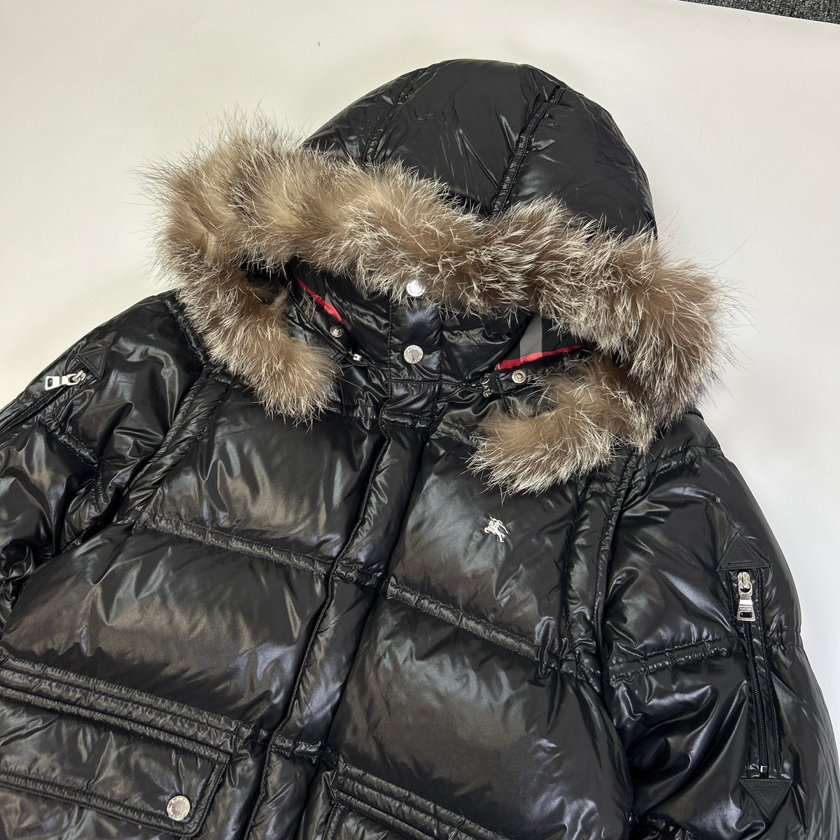 Burberry Fur Puffer (M)